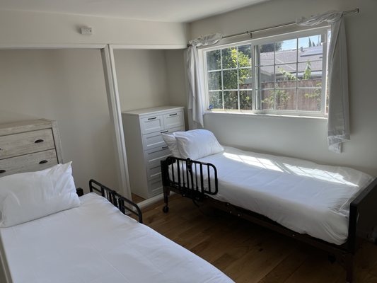 Bedroom suitable for short-term respite stays